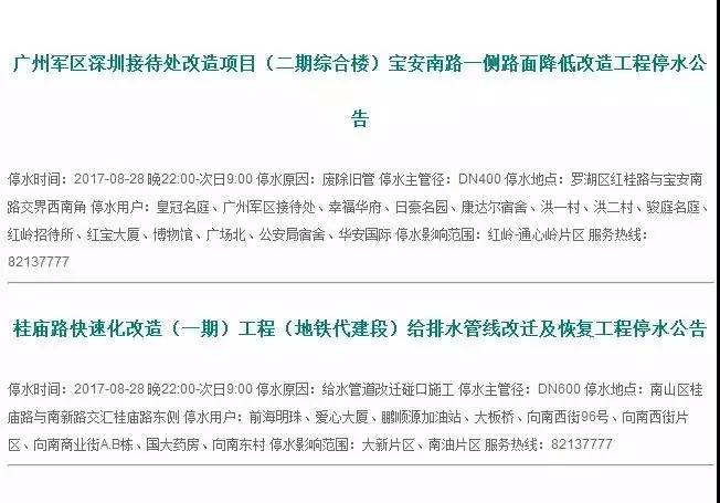 深圳最新停水通知及應(yīng)對(duì)措施，深圳停水通知發(fā)布，應(yīng)對(duì)措施即刻行動(dòng)